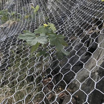 0.5mm PVC πάχος Galfan κράμα Ζυγισμένο σύρμα πλέγμα Gabion καλάθι