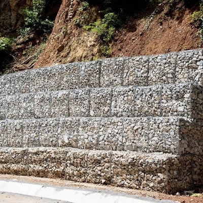 2Διάμετρος καλωδίου.2mm - 4.0mm Galfan Gabion με 65% - 80% ανοικτή περιοχή