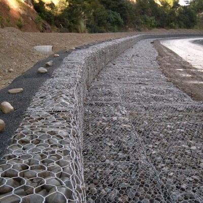2Διάμετρος καλωδίου.2mm - 4.0mm Galfan Gabion με 65% - 80% ανοικτή περιοχή