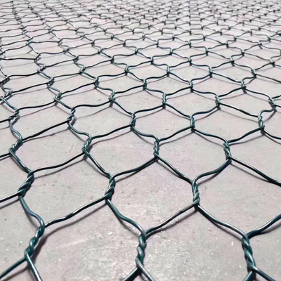 Προσαρμοσμένο Galfan συγκολλημένο Gabion Basket 6 * 8CM Μέγεθος Διάτρησης Μέγεθος