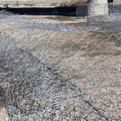 Συσκευές από χαλυβουργία από κράμα Galfan Galvanized Gabion Basket με επικαλυμμένο PVC RAL Standard