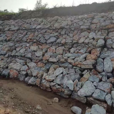 Σημείο συγκόλληση Gabion Box συσκευασμένο 3,0 mm Hotdip Galvanized Selvedge Wire