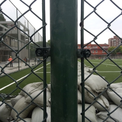 3.0 4.0 5.0mm Υφαντό κράμα Galfan Ζυγισμένο κράμα Wire Chain Link Φράχτης