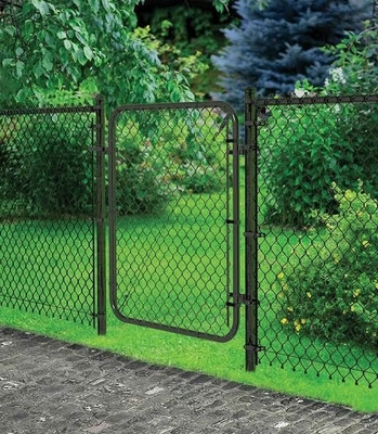 3.0 4.0 5.0mm Υφαντό κράμα Galfan Ζυγισμένο κράμα Wire Chain Link Φράχτης