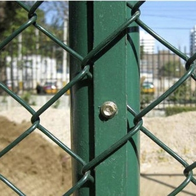 Δυνατότητα τέντωσης Σύστημα φράχτη υφασμένου χάλυβα με επικάλυψη από κράμα ψευδαργύρου