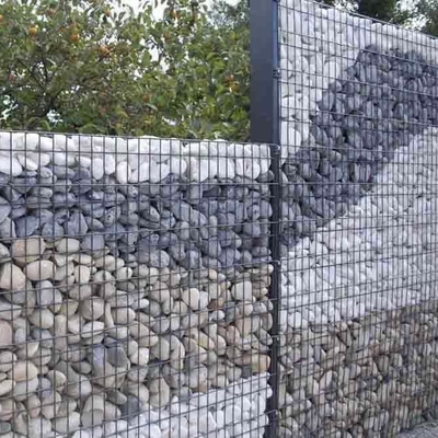 Τρακτικό συγκολλημένο φράχτη Gabion Box κατασκευασμένο από κράμα χάλυβα σύρμα με διπλό στρώμα επικάλυψη PVC