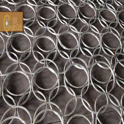 Ζυγισμένο σύρμα 4mm 10*5m Round Mesh Rockfall Barrier Net